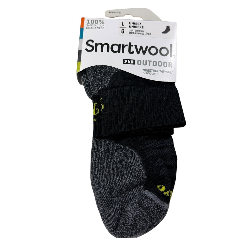 LOT of 3 Smartwool PhD Outdoor Light Mini Socks Merino Wool Unisex Large NEW - Picture 3 of 9